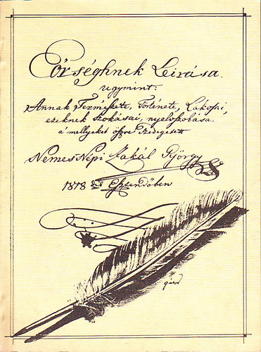 Kovcs-Kiss-Landi; Nemes-Npi Zakl Gyrgy - Ersghnek Lersa ugymint:Annak Termszete,Trtnete,Lakosai ezeknek szoksai, nyelvszoksa amellyeket szve szedegetett