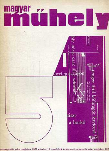 Magyar M�hely 1977 m�rcius (15. �vf. 51. sz�m)