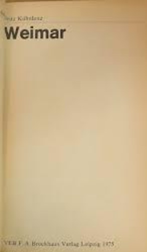 Fritz K�hnlenz - Weimar