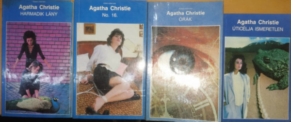 Agatha Christie - 4 db Agatha Christie: Harmadik lny + No. 16 + rk + ticlja ismeretlen