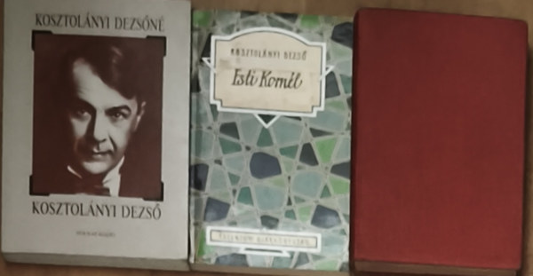 Kosztol�nyi Dezs�n� Kosztol�nyi Dezs� - 3db Kosztol�nyi Dezs�vel kapcsolatos k�nyv - Kosztol�nyi Dezs�-�des Anna, Esti Korn�l, Kosztol�nyi Dezs�n�-Kosztol�nyi Dezs�