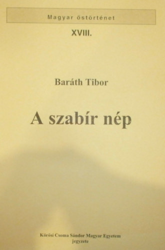 Bar�th Tibor - A szab�r n�p