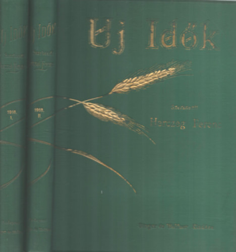 Herczeg Ferenc  (szerk) - j idk 1918 I.-II. ktet (teljes vf.)