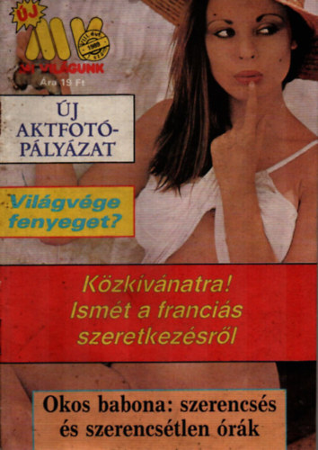 Kulcsár Ödön (szerk.) - Mi Világunk 1989 VIII- évf 1,szám