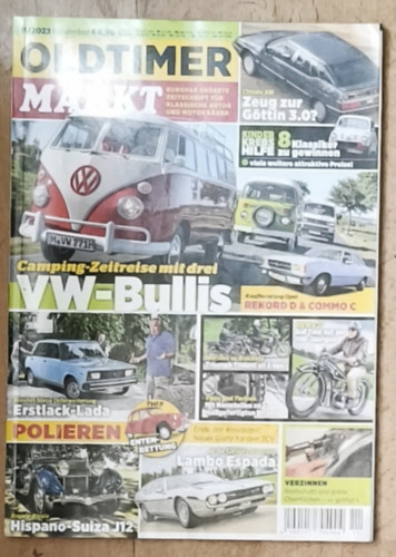Oldtimer Markt - Camping-Zeitreise mit drei VW-Bullis-11/2023 November