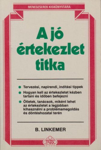B. Linkemer - A j rtekezlet titka (Menedzserek kisk.)