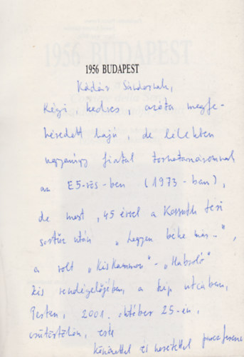 1956 Budapest- a Corriere della Sera kikldtt tudstja jelenti (Dediklt)