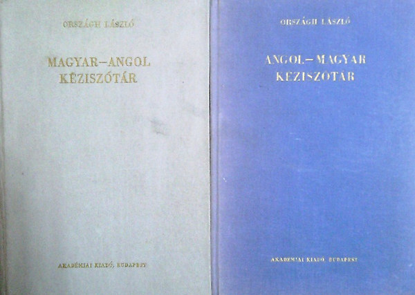 Magay-Orsz�gh - Magyar-angol, angol-magyar k�zisz�t�r I-II
