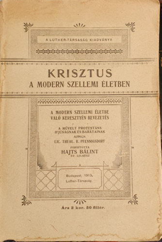 Krisztus a modern szellemi letben
