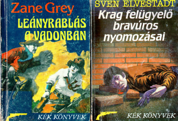 Arnold Bennett, Zane Grey, Sven Elvestadt Edgar Wallace - 4 db kk knyvek , 1. Krag felgyel bravros nyomozsai, 2. Lenyrabls a vadonban, 3. Grand Hotel Babylon, 4. A Scotland Yard s a gumiemberek