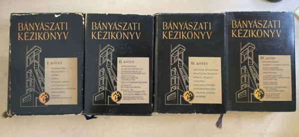 Boldizs�r Tibor  (szerk.) - B�ny�szati k�zik�nyv I-IV.
