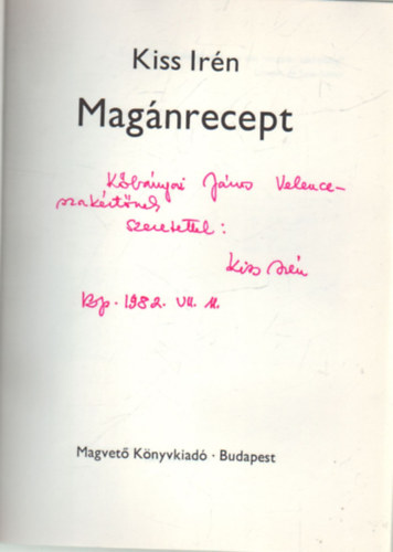 Kiss Irn - Magnrecept- dediklt