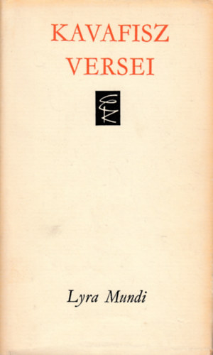 Kavafisz versei (Lyra Mundi)