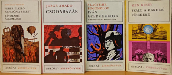 Bogomolov, Ken Kesey, Venturi Jorge Amado - Eur�pa Zsebk�nyvek k�nyvcsomag