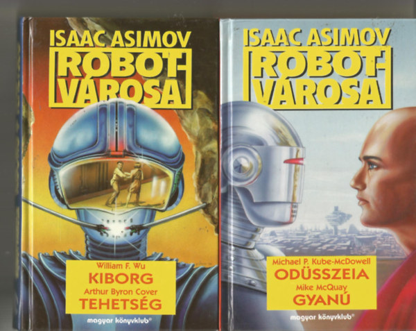 Isaac Asimov - 2 db Isaac Asimov robotvrosa knyv