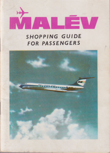 Malév Shopping guide for passengers 1973 -as