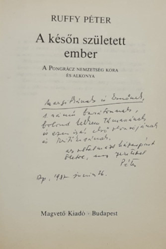 Ruffy P�ter - A k�s�n sz�letett ember