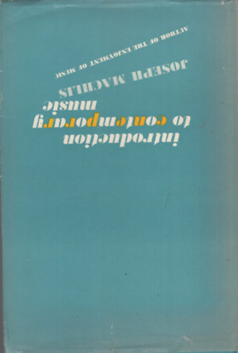 Joseph Machlis - Introduction to conemporary music
