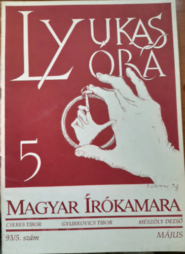 Varga-Cseres-Gyurkovics-M�sz�l - Lyukas �ra 5. 93/5.