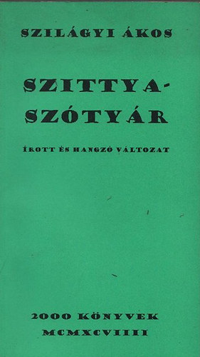 Szilgyi kos - Szittya-sztr