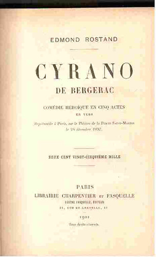 Edmond Rostand - Cyrano De Bergerac