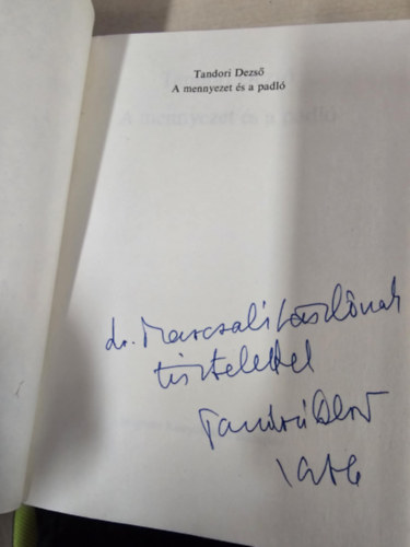 Tandori Dezs� - A mennyezet �s a padl� (Dedik�lt!)