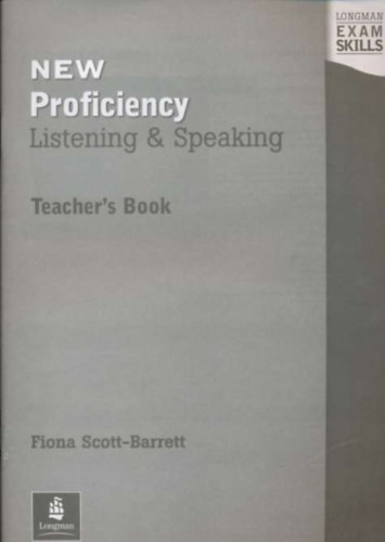 Fiona Scott-Barrett - New Profciency Listening & Speaking - Teacher's Book