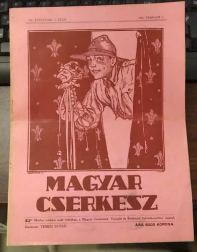 Temesi Gy�z� - Magyar Cserk�sz VII. �vf. 3. sz�m - 1926. febru�r 1.