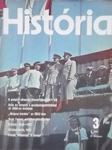 Glatz Ferenc   (szerk.) - Hist�ria 1981/3