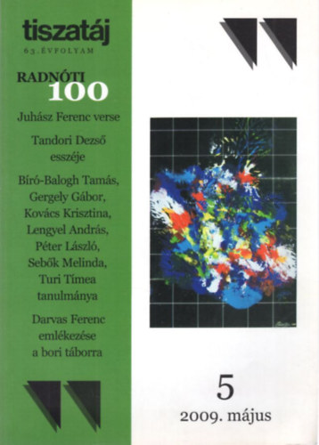 Hsz Rbert - Tiszatj 63. vf. 5. szm 2009. mjus