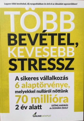 Domn Zsolt Szke Andrs - Tbb bevtel, kevesebb stressz