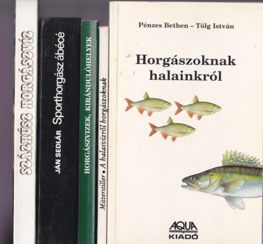 "Horgszoknak" knyvcsomag : 5db. knyv