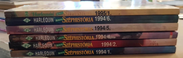 Joanna Makepeace, Marianne Willman, Louisa Rawlings, Patricia Potter, Rawlings Louisa Mollie Ashton - 6 db Romana Széphistória kötet: A szenvedély rabságában, A kalóz csókja, Piros rózsa - fehér rózsa, A szív rejtekútjai, Indián vér, Cselszövések hálójában