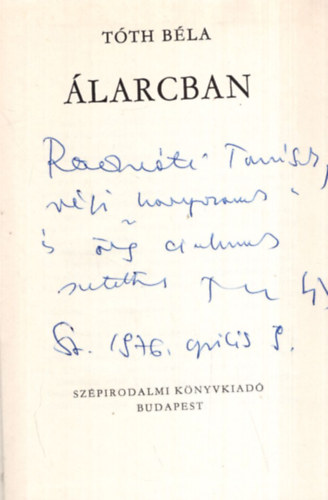 T�th B�la - �larcban - Dedik�lt