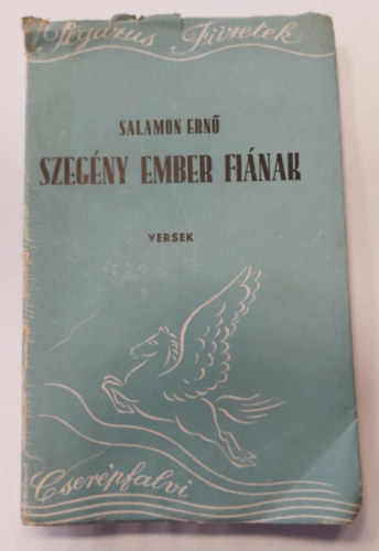 Salamon Ern� - Szeg�ny ember fi�nak (versek)