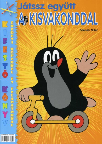 Zdenek Miler - Játssz együtt a Kisvakonddal! - kifestőkönyv eredeti képekkel