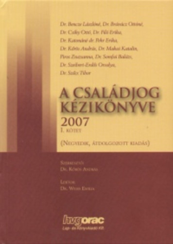 A csaldjog kziknyve 2007