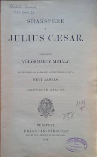 William Shakespeare - Julius Caesar