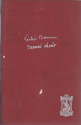 Vicki Baum - Tavaszi v�s�r