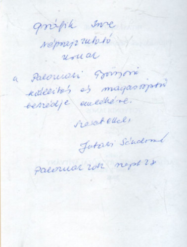 Jutasi Sndorn - Pillanatkpek Paloznak  rgi letbl- dediklt