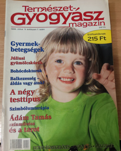 Term�szetGy�gy�sz magazin- 1999. j�lius, V. �vfolyam 7. sz�m