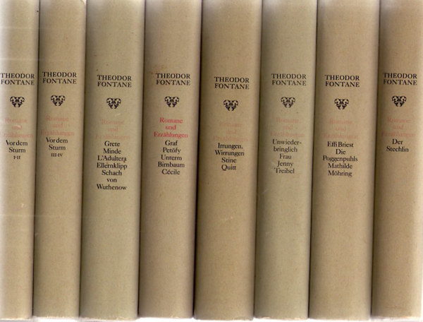 Theodor Fontane - Romane und Erzählungen in acht Bänden