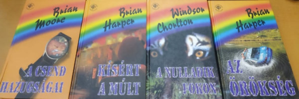 General Press krimi sorozat 4 db Brian Moore: A csend hazugsgai /  Brian Moore: A nulladik fokon / Brian Harper: Az rksg / 	Brian Harper: Ksrt a mlt