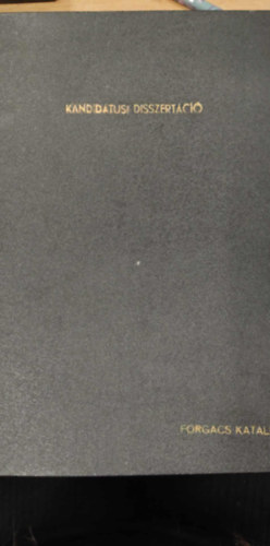 A nyugat-német mezőgazdaság technikai és szerkezeti átalakulása a második világháboru után - Kandidátusi disszertáció - Forgács Katalin