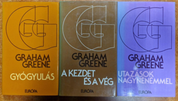 Graham Green - 3db Graham Green:Gy�gyul�s,A kezdet �s v�g,Utaz�sok nagyn�n�mmel