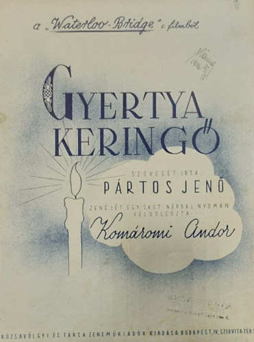 Komromi Andor Prtos Jen - Gyertya Kering