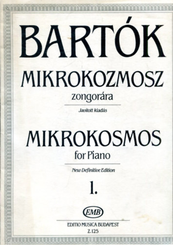 Bartk Bla - Mikrokozmosz zongorra I-II.