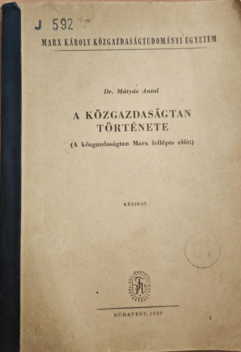 Dr. M�ty�s Antal