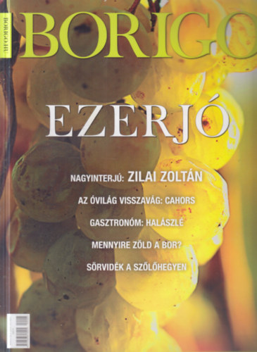 B�nyai G�bor Botond  (szerk.) - Borigo magazin 2009. okt�ber