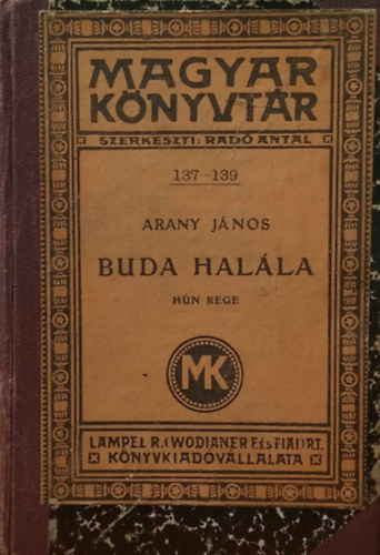 Arany J�nos - Buda hal�la - (H�n rege)